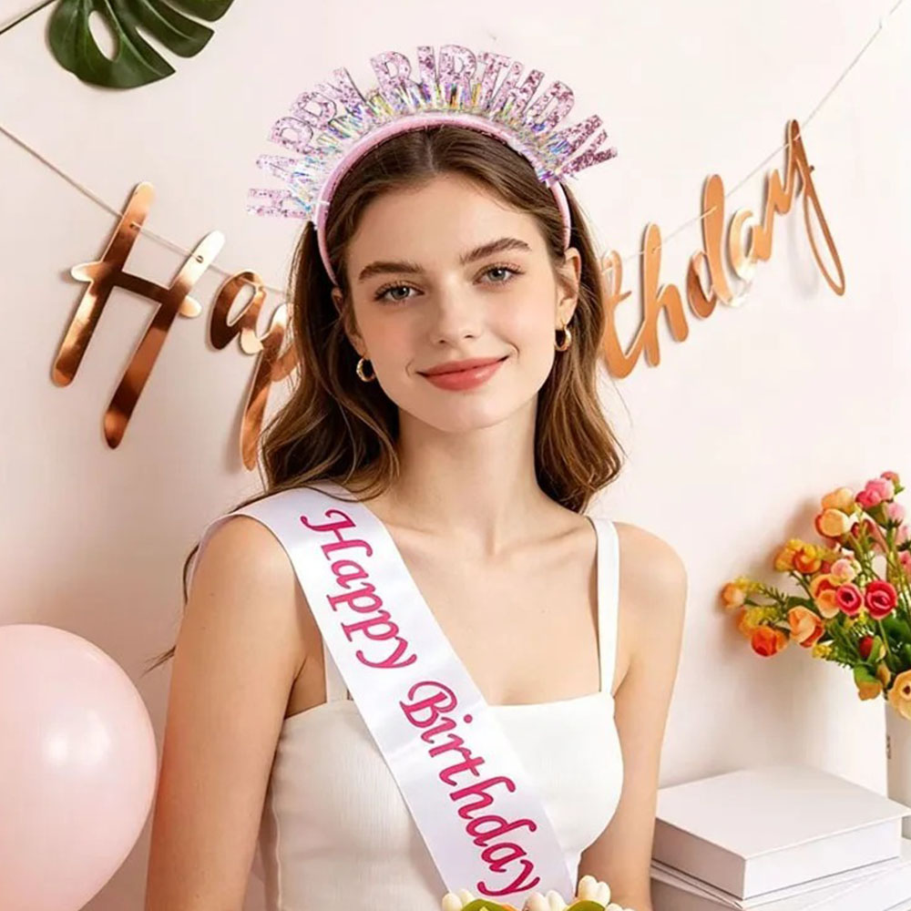 Science Of Happiness - Happy Birthay Set Headband Sach Banner