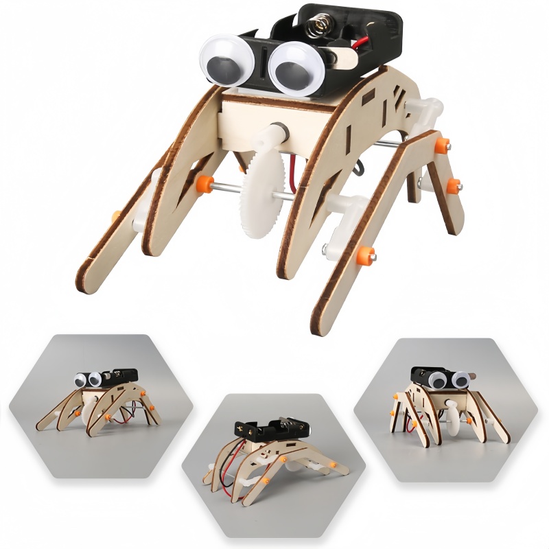 Science Robotics - Diy Handmade Walking Spider Robot Bionic