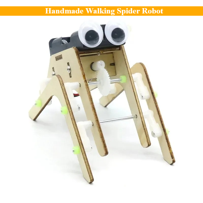 Science Robotics - Imagination DIY Handmade Walking Spider Robot