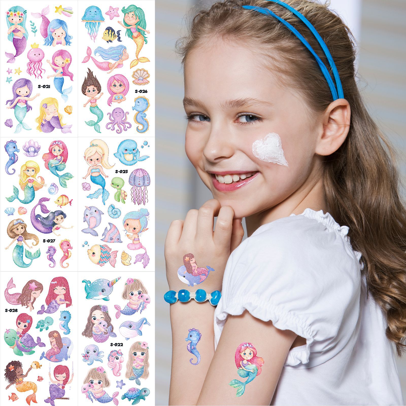12Pcs Mermaid Girl Slap Bracel - Science Of Happiness review and price