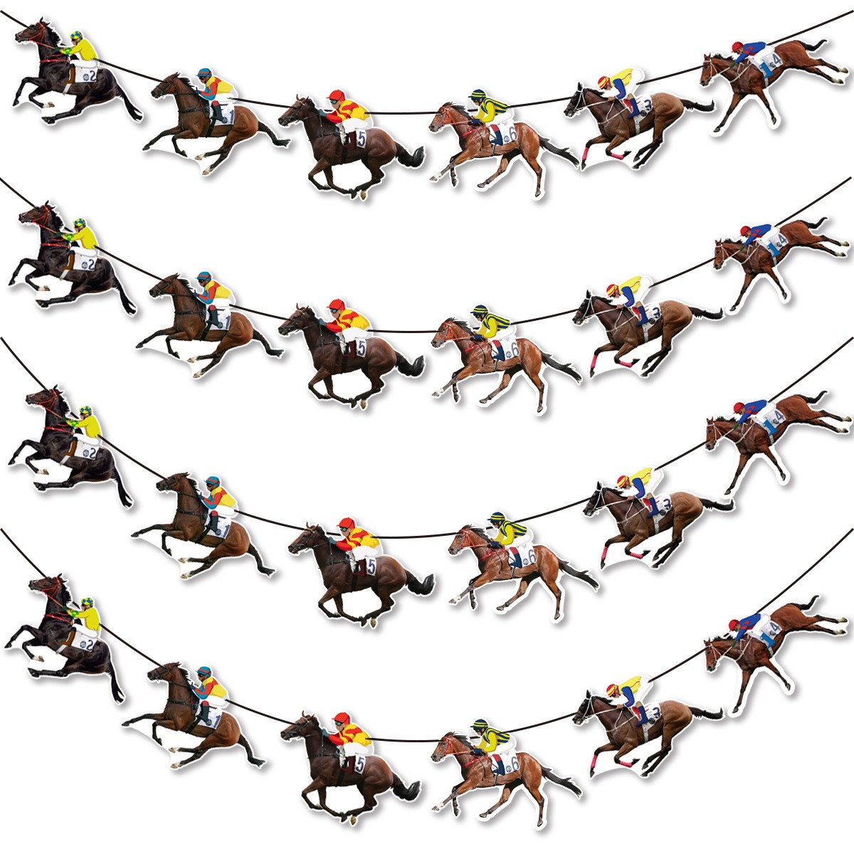 Horse Racing Party Banner Garl - Science Of Happiness review and price