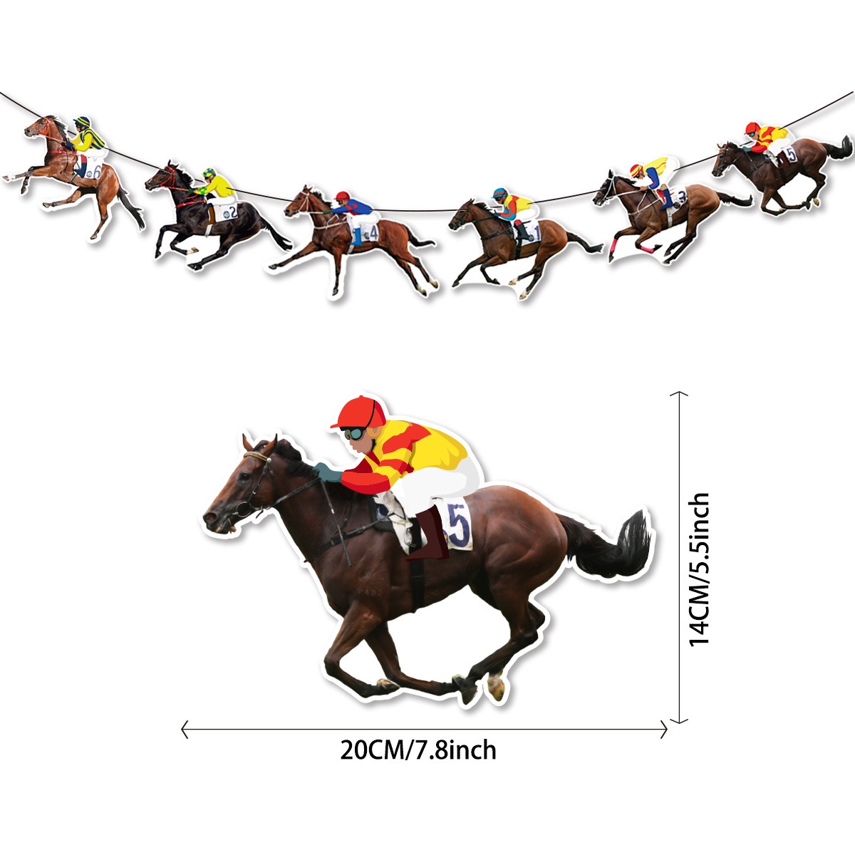 Horse Racing Party Banner Garl - Science Of Happiness review and price