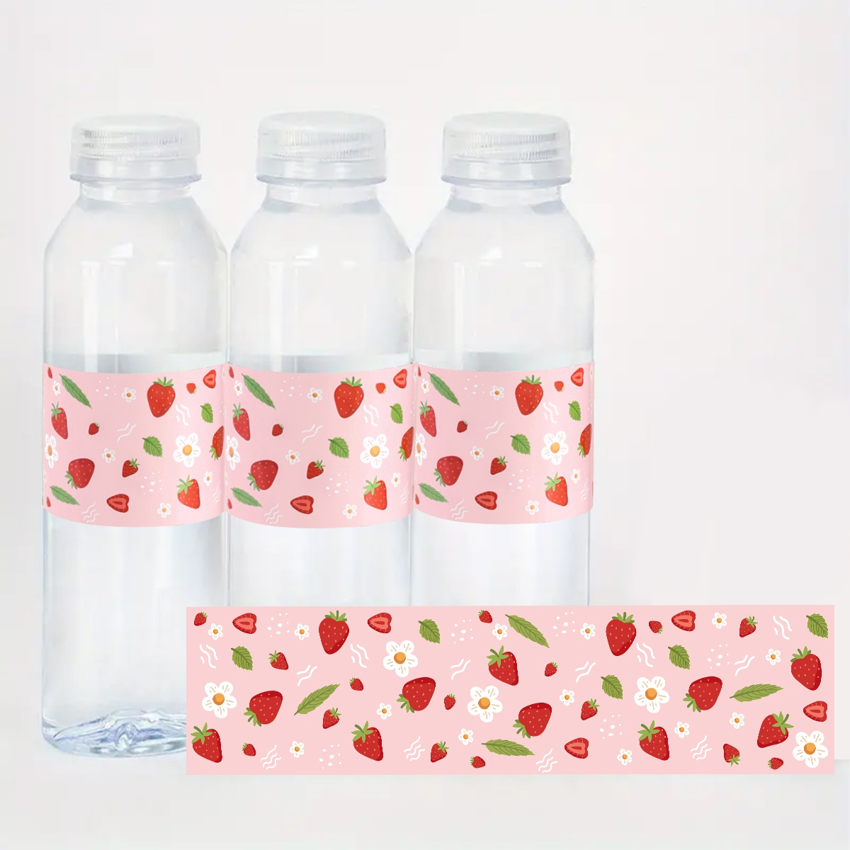 10pcs Strawberry Water Bottle  - Science Of Happiness review and price