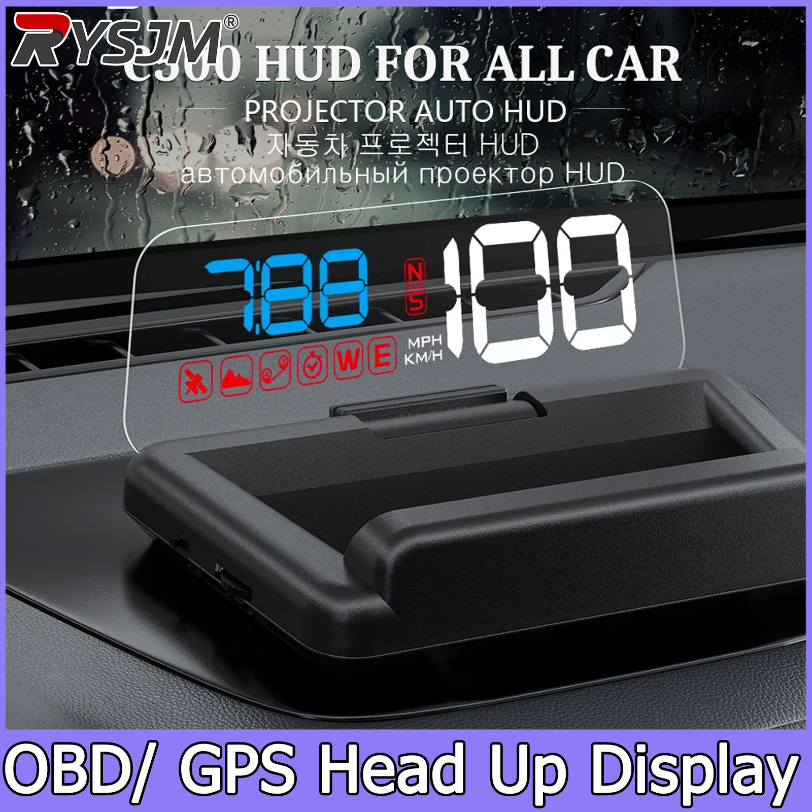 C500/T900,OBD/GPS HUD Auto Hea - Anemometer Wind Speed review and price