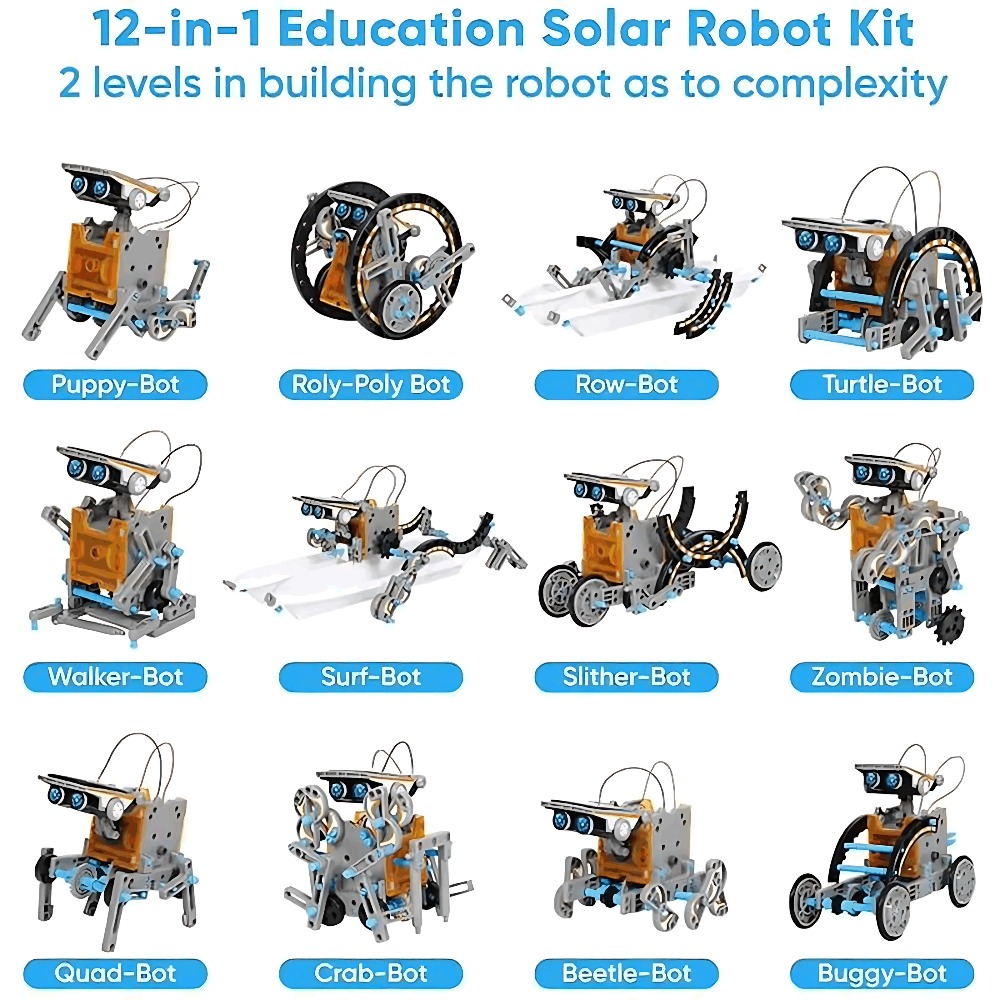 Solar Robot Building Blocks 12 - Science Robotics review and price