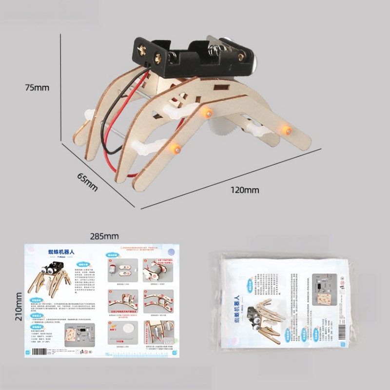 Diy Handmade Walking Spider Ro - Science Robotics review and price