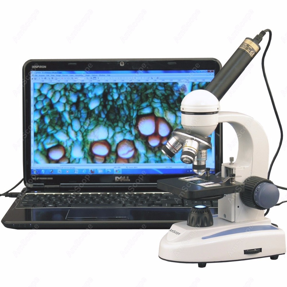 AmScope Cordless Monocular Com - Amscope Microscope Compound 40X-1000X review and price