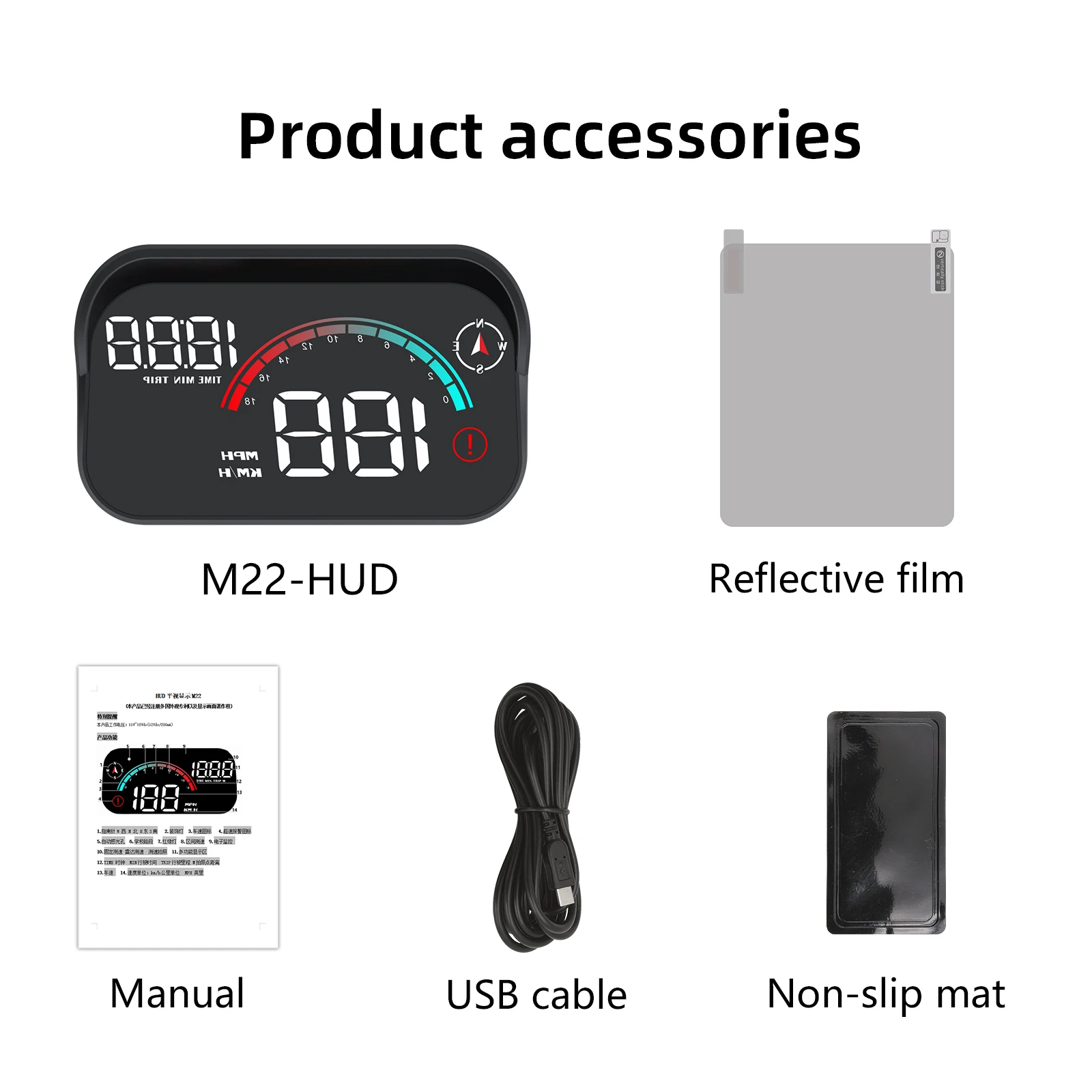 Windshield Projector M22 GPS S - Anemometer Wind Speed review and price